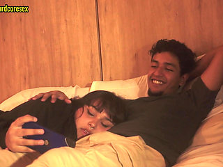 My Stepsister Swallows My Penis After Watching the Movie, They Almost Discovered Us