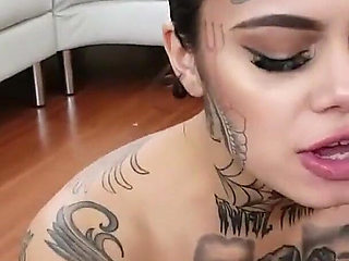 Genevieve Sinn: Tattooed Hot Piece Drains Every Last Drop in POV