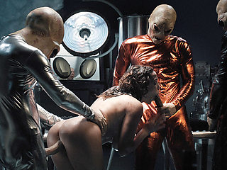 Alien Sex Bukkake & Dominate Rissa May
