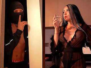 Busty Housewife Gets Fucked by a Masked Who Breaks Into Her House - Use My Honey Play Box Toy