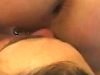 Humiliating wax play, dildo penetrated in huge piercing pussy pissing party