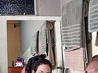 Sexxxfilled Bathroom Fuck, Wanted Him to Cum in Me so Bad