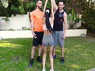 Cute Petite Teen 18+ Fucked By Two Huge Cocks