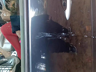 I park in a parking lot and men take out their juices on my car