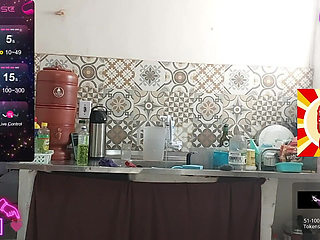 Hot Sex in the Kitchen with Vanesinha Mike