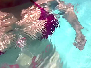 Artemisia Love Showing Her Juicy Perfect Tits Wearing a Sexy Bikini at the Pool
