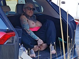 Real couple homemade, real couple, public