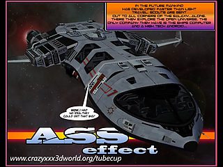 3D Comic: Ass Effect. Episode 2