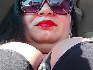 Sharing My Tits in Outdoor Public Route