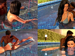 Hot Stepmom & Step Sister Share Big Ass Anal - Whispering Desire V0.4 Part 1