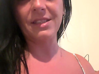 Soft Blue Dress, No Bra - Natural Tease in the Light