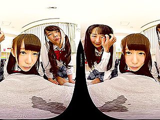 Drool-Drinking VR 2 8 - Drool Spit Asian Schoolgirls Drool Fetish