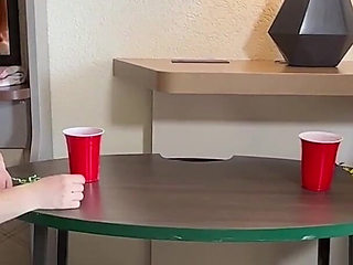 Two Sexy MILFs Stripping Down While Playing a Naughty Lesbo Game