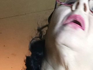 Faceslapped Ho Gets Dick Shoved Down Her Gummy Throat