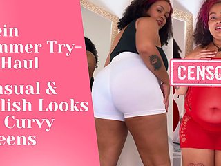 Annacutiepiie - Shein Summer Try-on Haul  Sexy & Stylish Looks for Curvy Queens