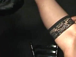 Hard bondage humiliating wax play