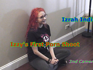 Izrah Indica - Izzy's First Porn Shoot 2nd Camera