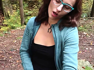 Masturbation in Forest