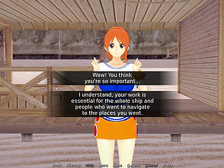 Fantasy Date - Fantasy Date - Undressing the Beautiful Nami from One Piece