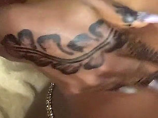 Hot Ebony Baby Hot Dance POV Caressing Her Small Tits