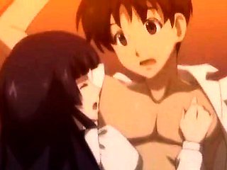 Horny romance anime clip with uncensored big tits scenes