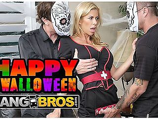 Alexis Fawxs Naughty Nurse Costume Brings Out The Tricks And Treats With Two Mystery