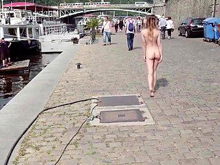 Blonde Teen In Solo Striptease Fun