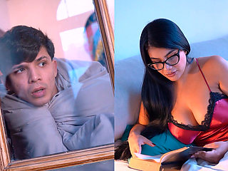 IT ENDS BADLY! Busty Woman Shares a Bed with Her Horny Stepson