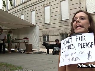 European Babe Public Bondage Sex
