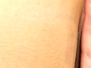 Blonde Babe Fingers Hairy Pussy to Explosive Orgasm