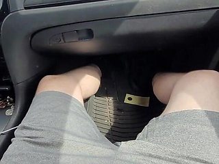 In Car Handjob and Cumshot in Mouth Blowjob