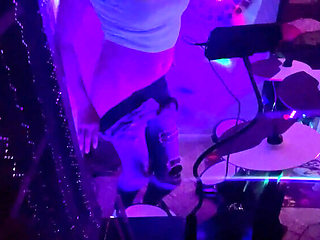 WhisperBay Drummer Girl Striptease Dance HD Video
