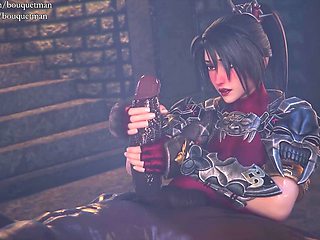 Taki taking bbc soul calibur