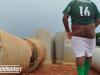 Coming Back From the Game All Sweaty I Got Excited and Had to Cum