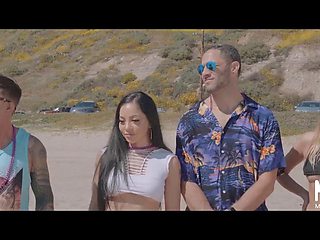 Morgan Lee and Khloe Kapri Endure Intense Deep-Throat in Wild Gangbang Orgy with Damon D
