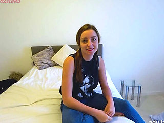 British Eve Gives Her First Blowjob And Swallows