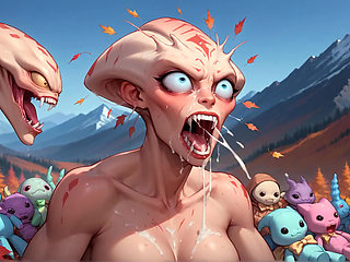 Towering Titan's Lusty Mountain Orgy