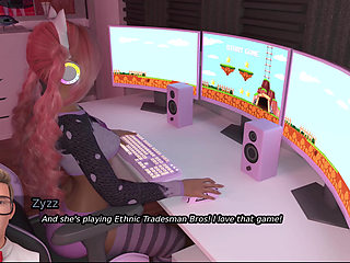 SEXBOT - amazing cam show - and then the ladies gave me a boner.