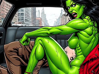 She-hulk Slut Not a Day Without Fucking. Big Compilation Cartoon