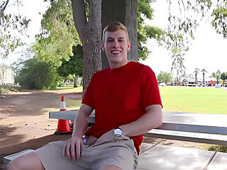 Blonde Stud Kane Bryant Jerks His Cock