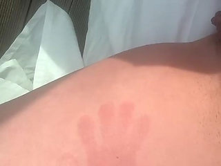 Palm Paddle Spanking and Aftermath Compilation From Trip 4