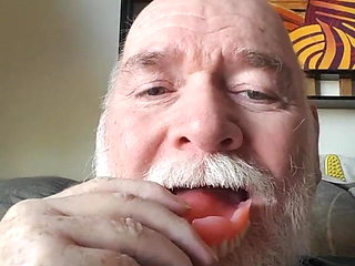 Cum Take My Teeth Out and Fuck My Face. Gumjob for 55 & over