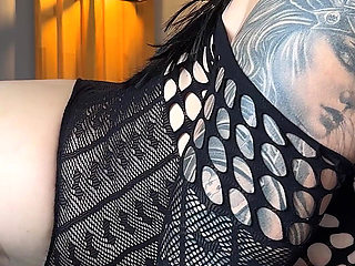 Big Ass Booty Goth Girl Enjoys Getting Fuck Hard and Deep Throating My Dick - Jennvalk