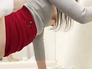Reunion with My Married First Love - Panty Flashes Lead to Lucky Sex in Halls, Restrooms and Home - Part1