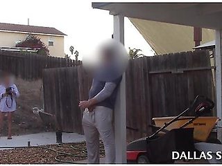 Outside Cock Flashing The Neighbors Wife! & She Starts Taking Photos Before He Comes Home!