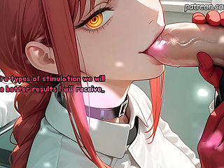 Your Doctor Makima is checking on your massive cock's health (Sex JOI)