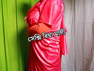 Beautiful village woman enjoying with men on the bus