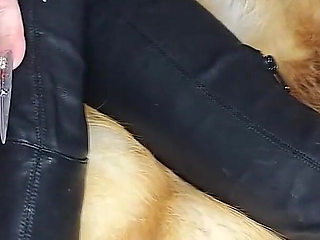 Extremely Long Stiletto Nails and Leather Boots Worship