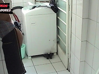 Maid Is Filmed Working Naked