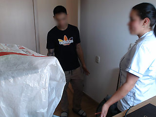 Maid Isn't Happy so Her Boyfriend Takes Her to Hotel